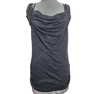 Gray Cap Sleeve Tee Size XL